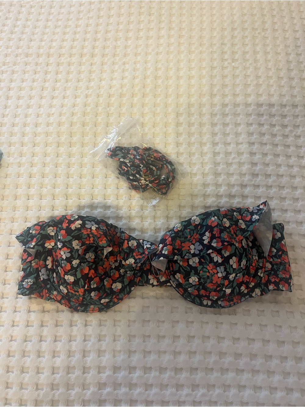 NWOT j. Crew Liberty London bikini top